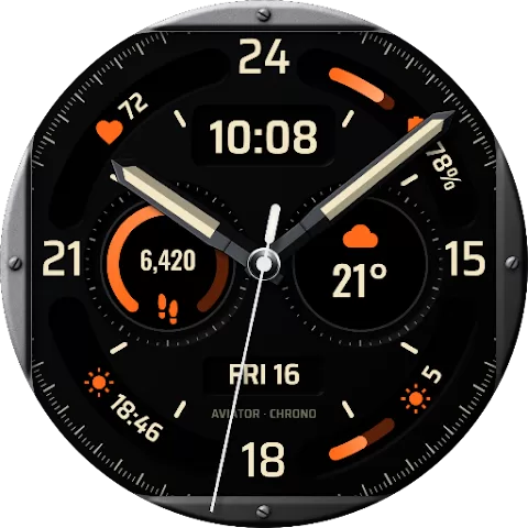 Aviator watch face