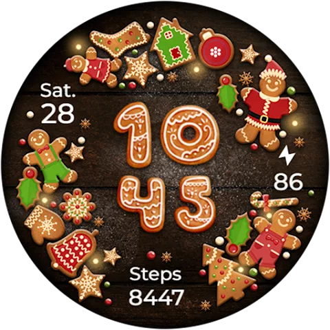 Gingerbread watch face