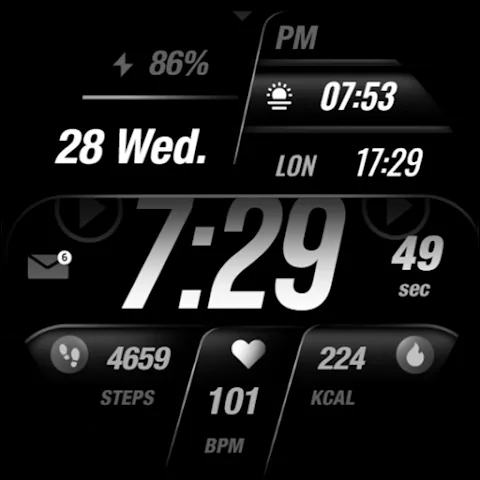 RE07 watch face