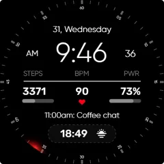 RE10 watch face