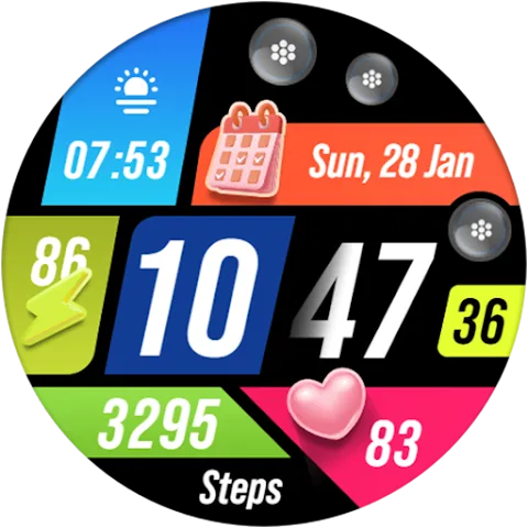 RE37 watch face