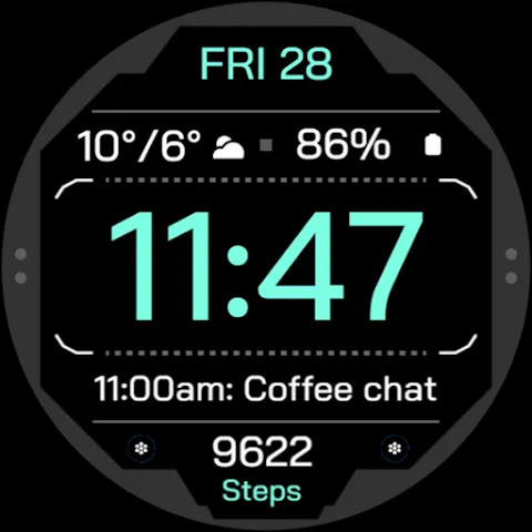 RE57 watch face