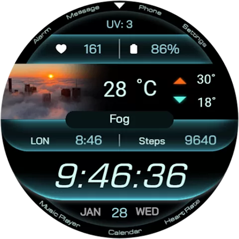 RE64 watch face
