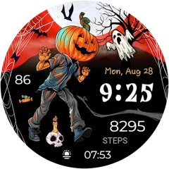 Spooky Halloween watch face