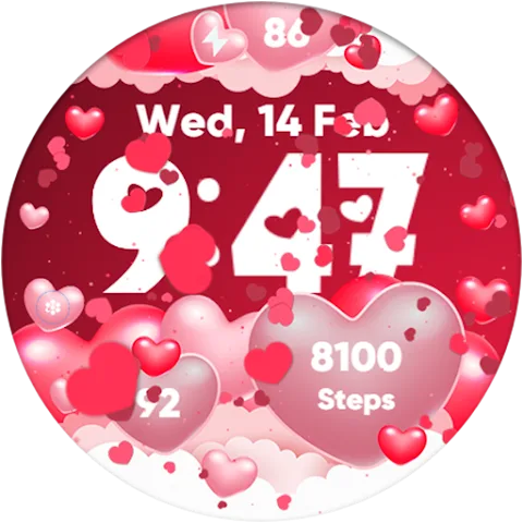 V-Day Love watch face